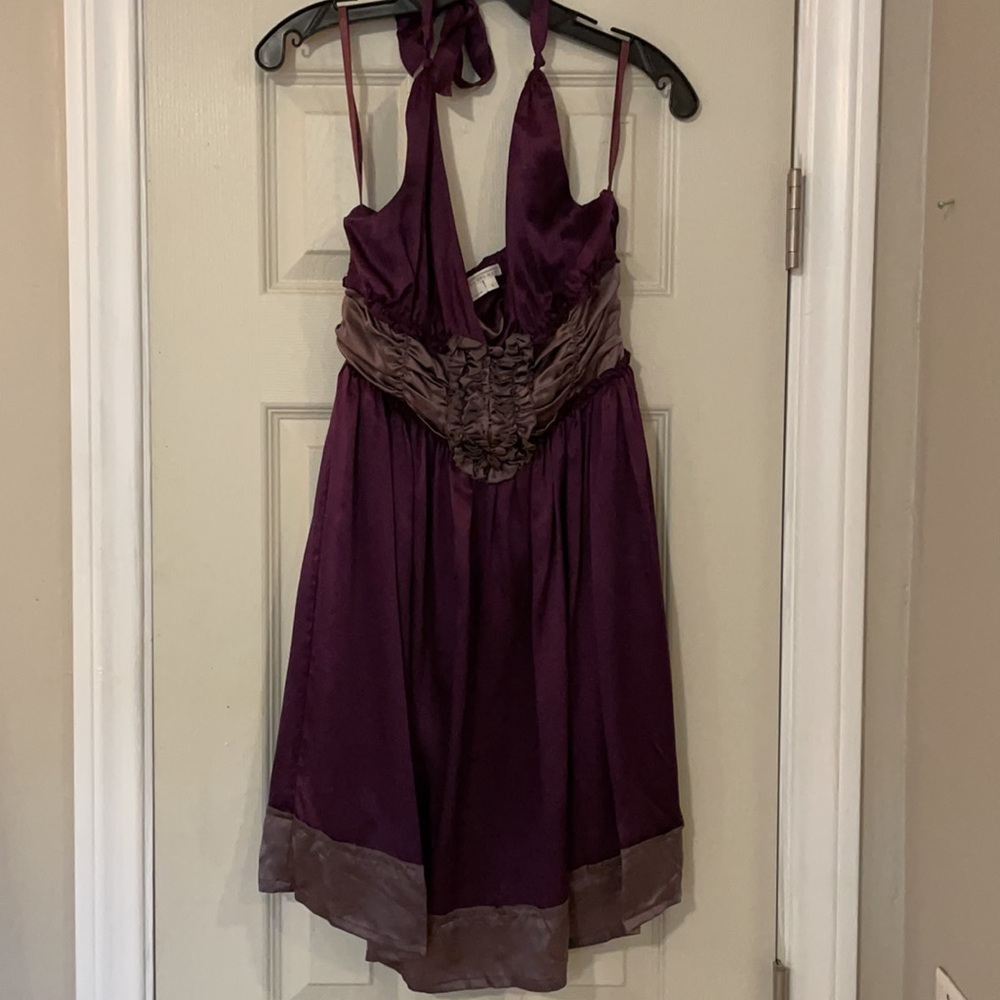 ToTheMax deep purple silky dress size 2
